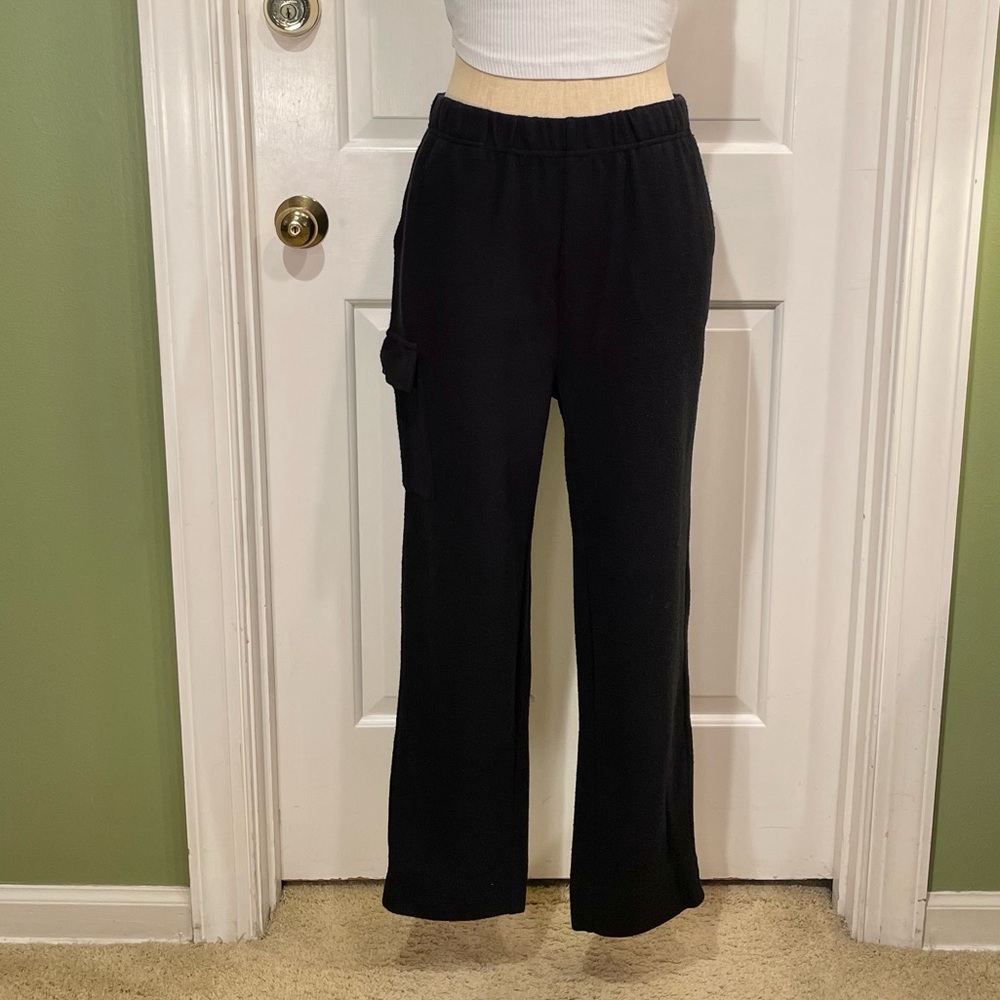Who What Wear Women's Black Casual Knit Jogger Pants